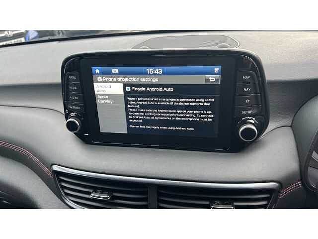 Hyundai TUCSON TUCSON 1.6 TGDi 177 N Line 5dr 2WD WHITE